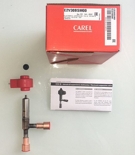 E2V30BSM01 ЭРВ Carel E2V30-B, с катушкой (биполярная) 16(5/8 E2V30BSM01 ЭРВ Carel E2V30-B