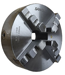 K12-250 Токарный патрон четырехкулачковый самоцентрирующийся Sanou