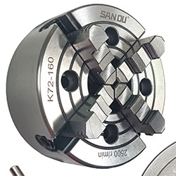 K72-160 Токарный патрон четырехкулачковый независимый Sanou